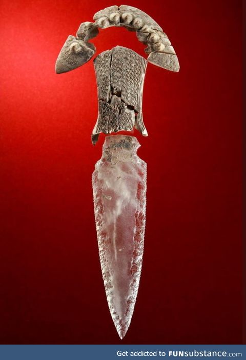 This crystal dagger is 4,500 years old