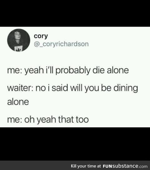 Dying alone