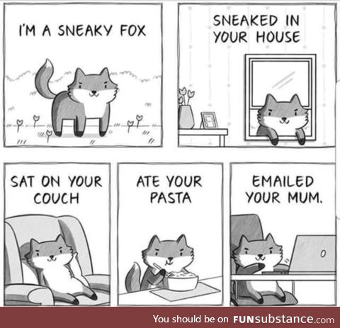 Watch out for this fox!