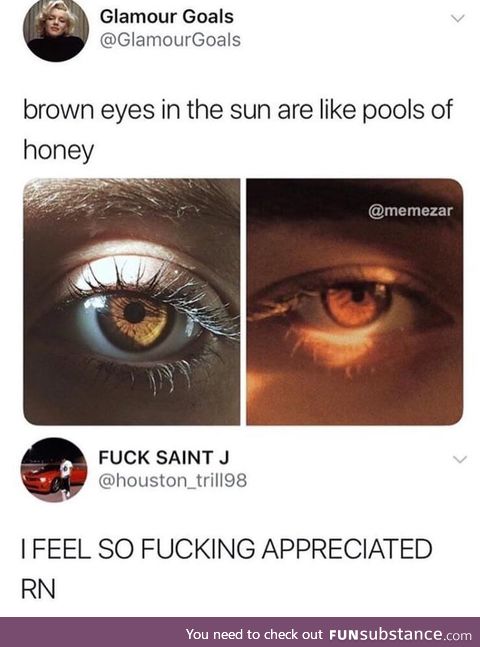 All my brown eyed friends, take a bow