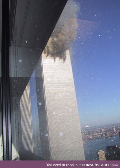 One of the very first pictures of 9/11