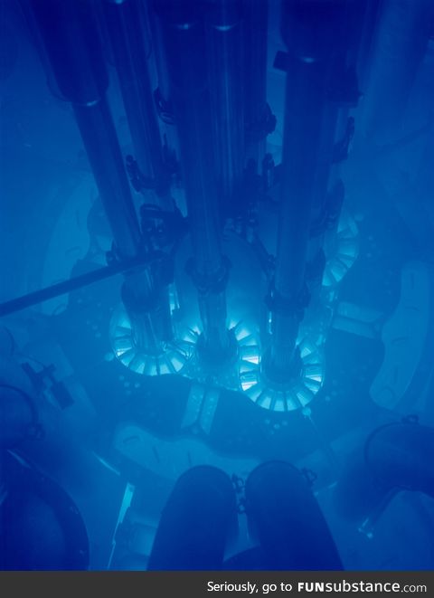 The beautiful blue glow of a Nuclear Reactor