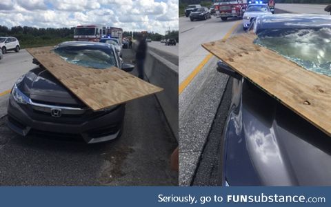 This is what happens when you don’t secure your load properly