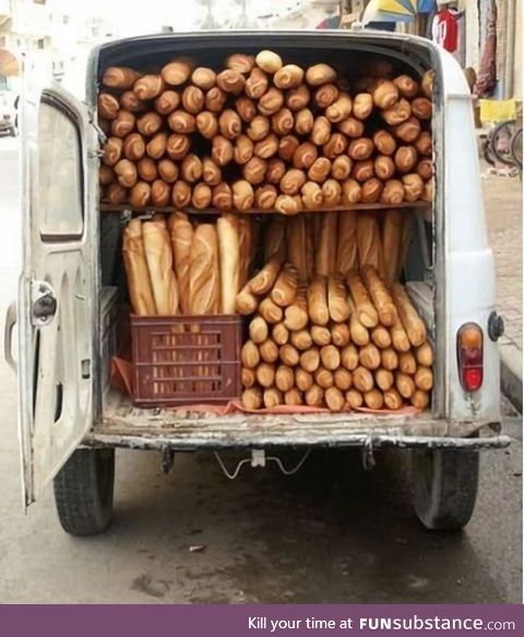 The Bread Van. Good morning France