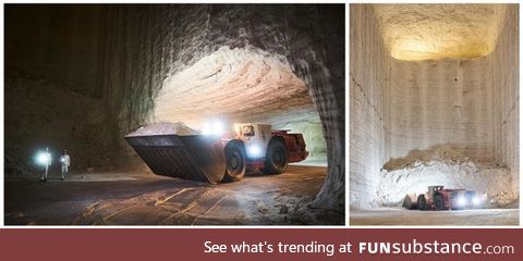 What a salt mine looks like from the inside