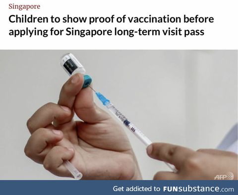 Singapore points middle finger to anti vaxxers