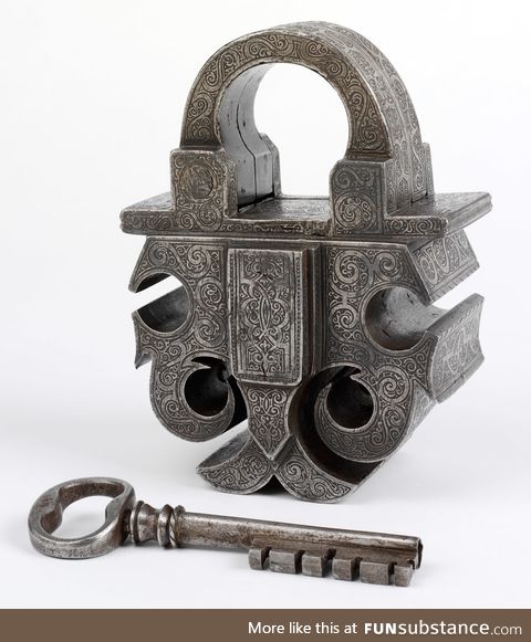 400 year old German padlock