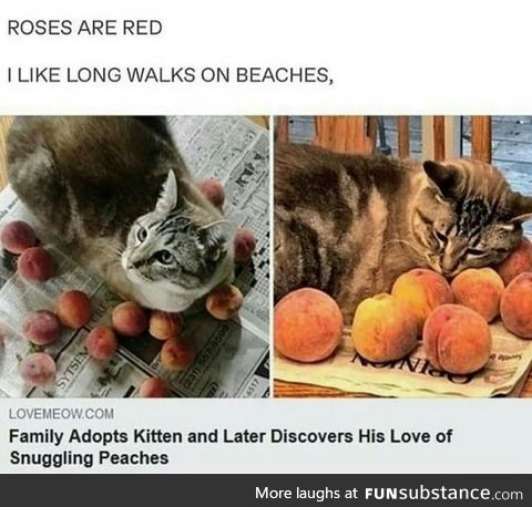 Loves peaches