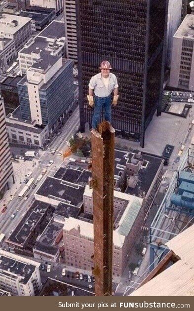Construction worker in 1980