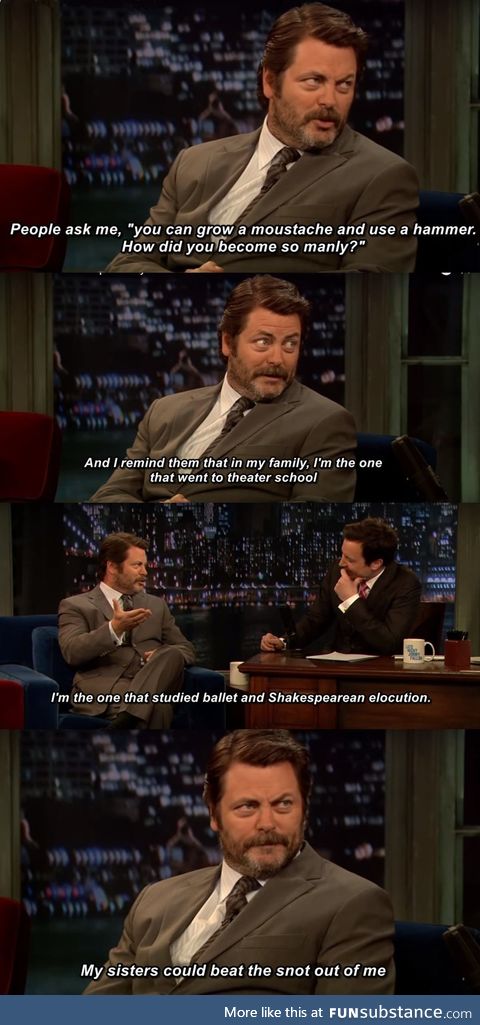 Manly-man Nick Offerman