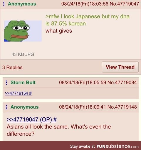 Anon discovers his ancestry