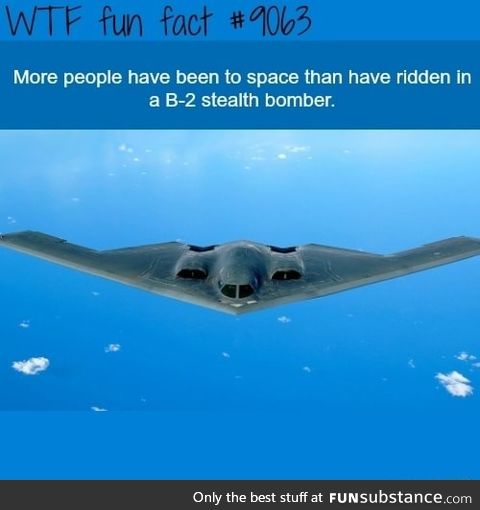 Very few B-2 stealth bomber pilot