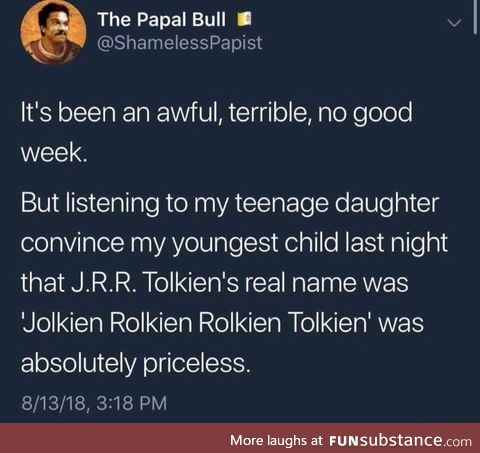 Jolkien Rolkien Rolkien Tolkien