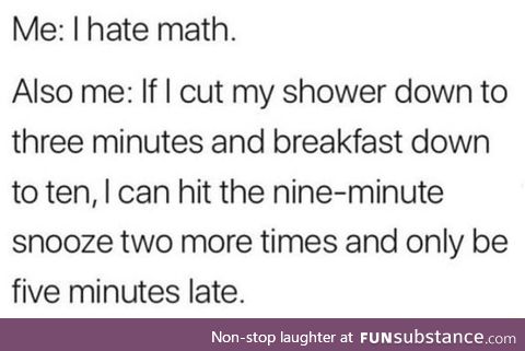 Using math in life