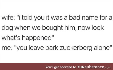 Bark Zuckerberg
