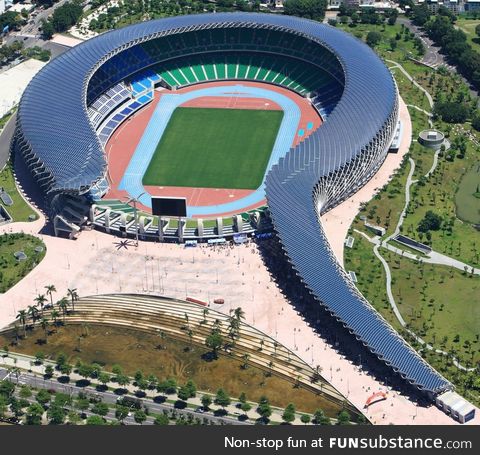 Solar powered stadium