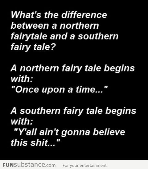 Fairy tales' differences