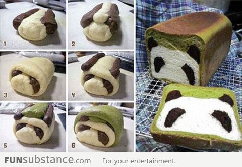 How to make Panda bread