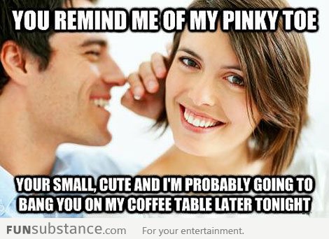 Awful pick-up line