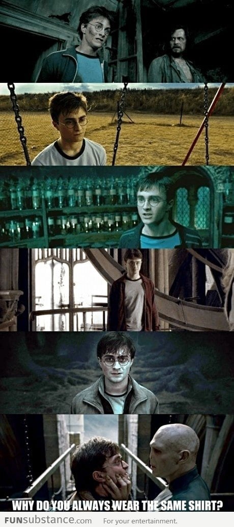 Harry Potter Always Wear The Same Shirt!