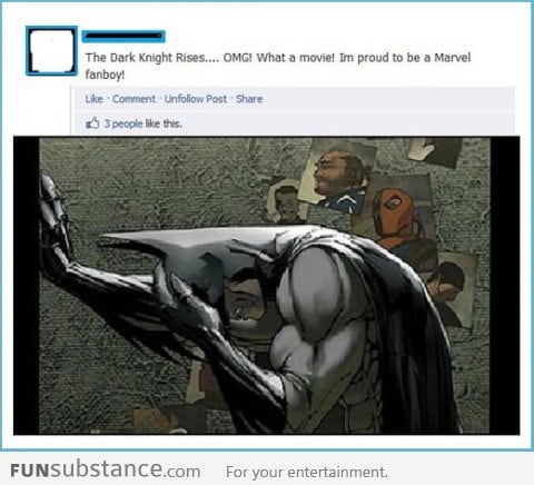 Dark Knight Is Not Marvel!