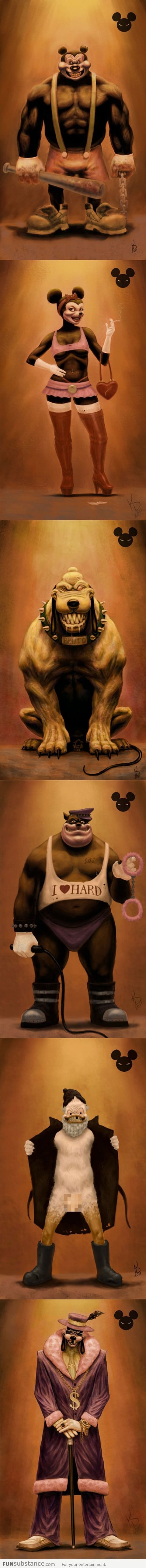 What if Disney's characters were bad?