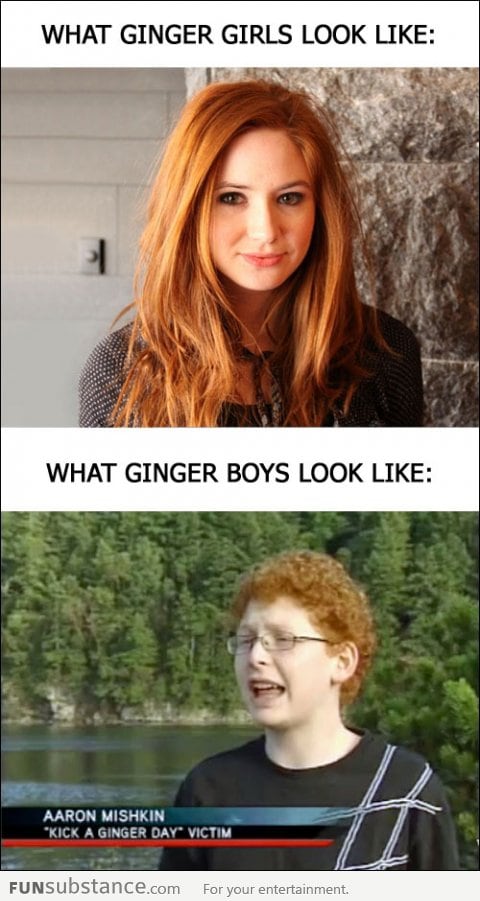 The difference between gingers