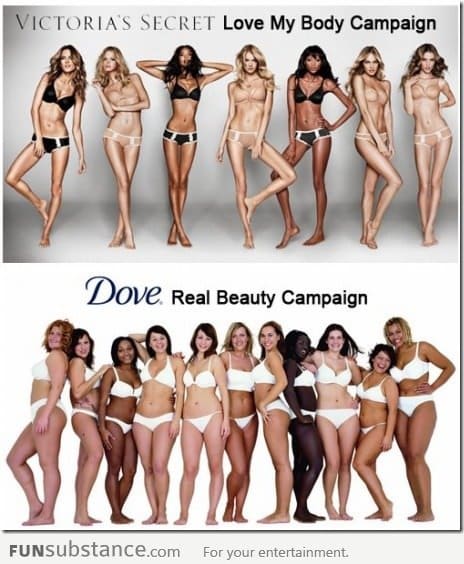 Victoria's Secret VS Dove ads