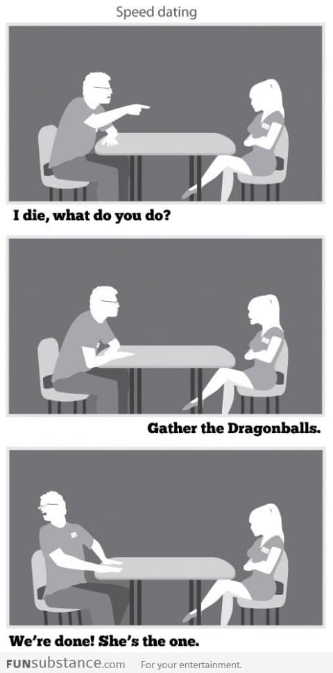 How geeks speed date