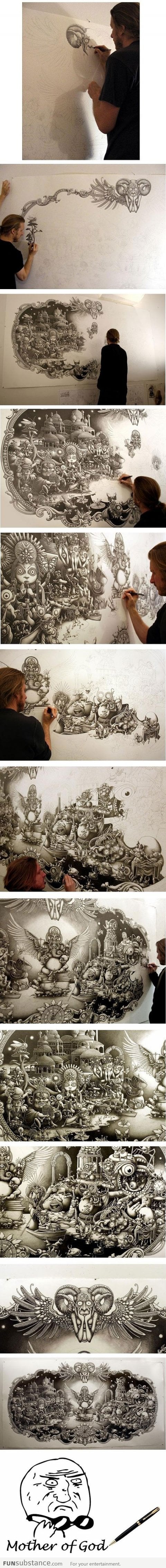 Awesome Pencil Drawing