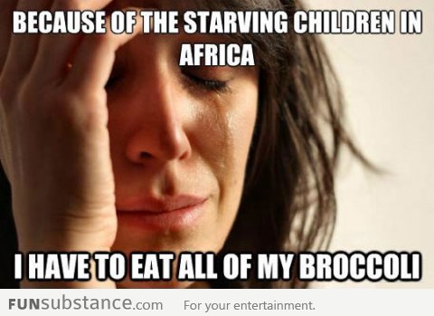 Nutritional first world problem