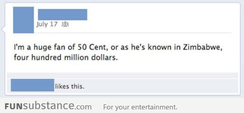 Huge fan of 50 Cent