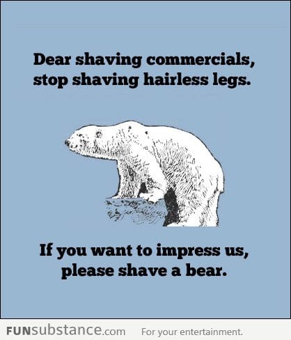 Dear shaving commercials