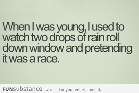 Raindrops race