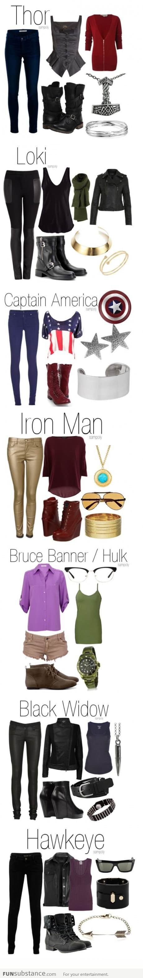 The fashion from Avengers