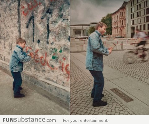 The Berlin Wall, Years Later.