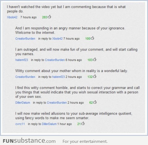 Youtube comments at their best