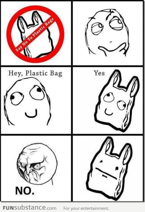 Saying NO to plastic bags