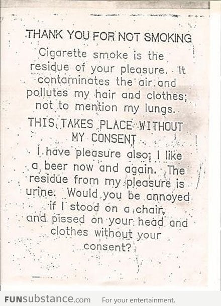 Best No Smoking Poster Ever Made