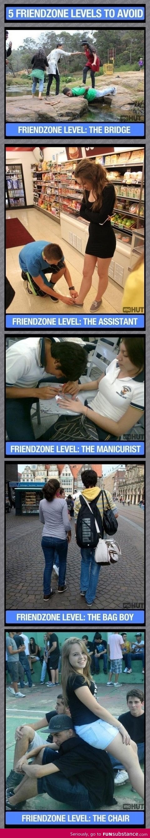 5 levels of friendzone