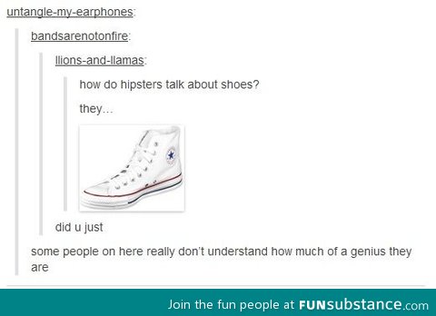 They converse