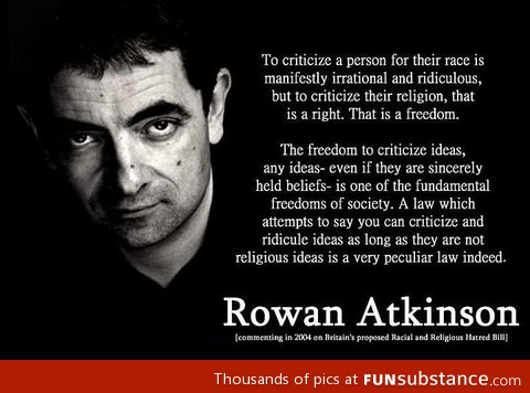 Rowan Atkinson knows what's up