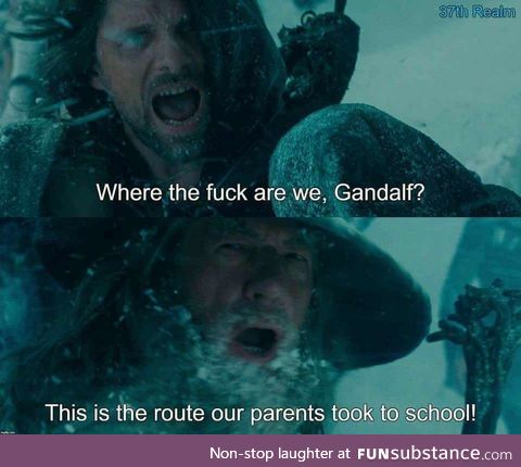 Lord of the Rings: Uphill Both Ways Barefoot Edition