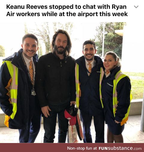Everyone likes Keanu Reeves