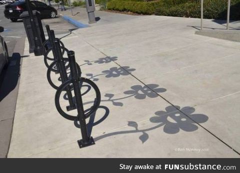 Graphic artist Damon Belanger installs 'fake shadow paintings' around San Francisco