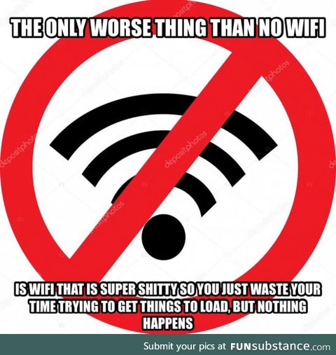 The struggles of shitty wifi