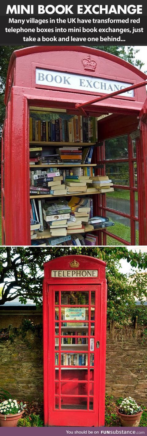Mini libraries in the uk