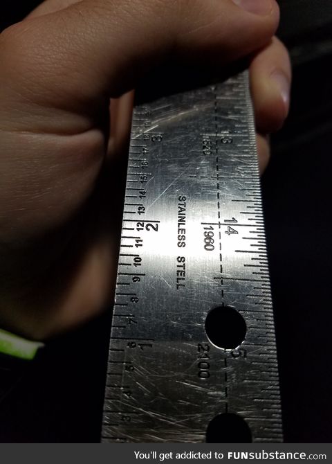 There's a typo on this ruler