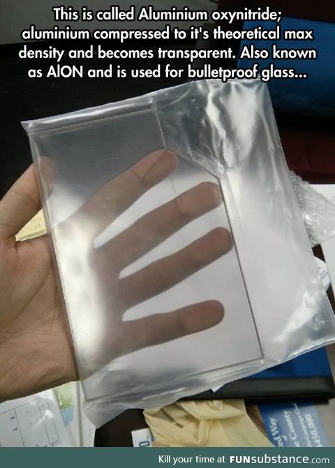 Ever heard of transparent aluminium?