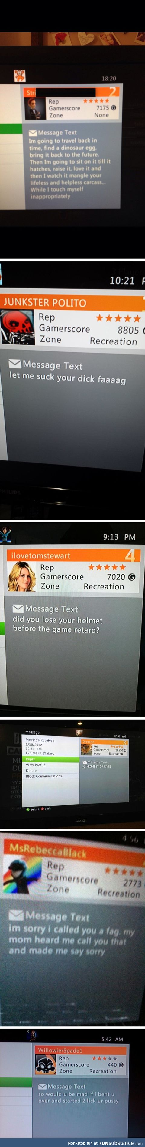 Xbox messages